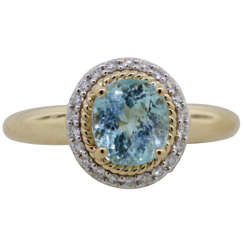 Nigerian Paraiba Tourmaline Ring