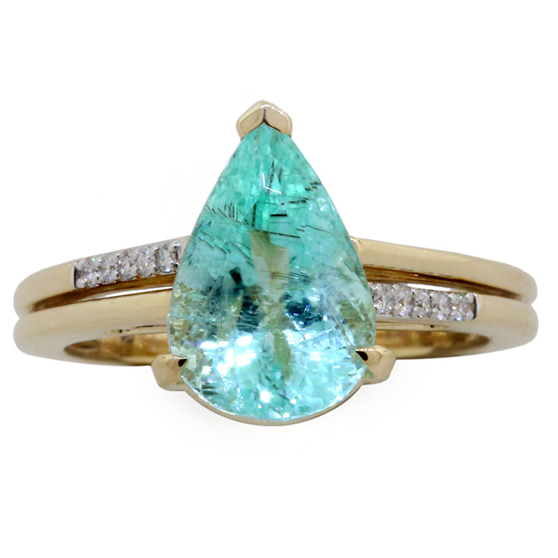 Nigerian Paraiba Tourmaline Ring